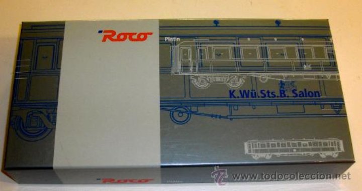 Salonwagen blau EpI Platin Roco 44807 H0 1:87 OVP HD6 å * K.Wü.Sts.B